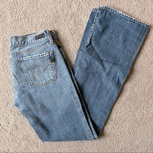 Citizens of Humanity Kelly Low-Waist Bootcut Jeans, Size 26